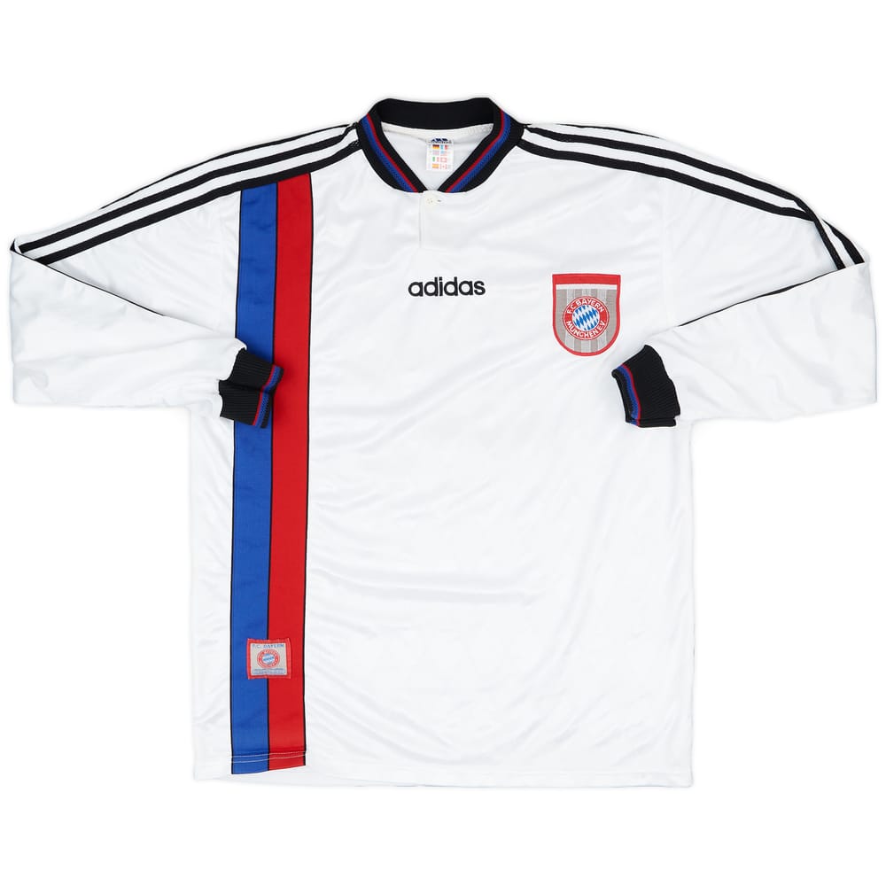 1996-98 Bayern Munich Match Issue Away L/S Shirt #13