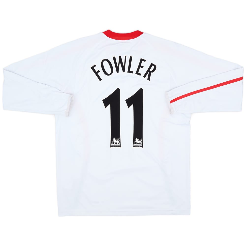 2005-06 Liverpool Away L/S Shirt Fowler #11 - 6/10 - (L)