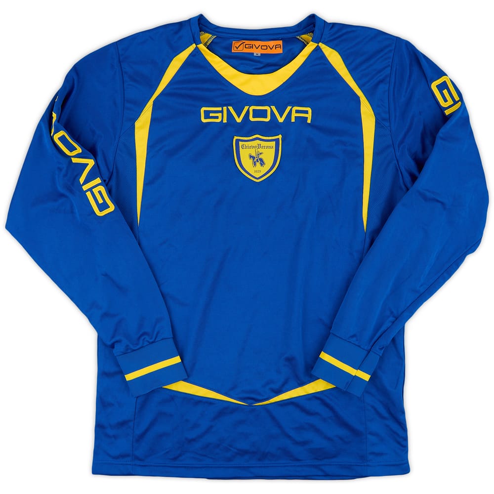 2009-10 Chievo Verona Givova Training L/S Shirt - 8/10 - (M)