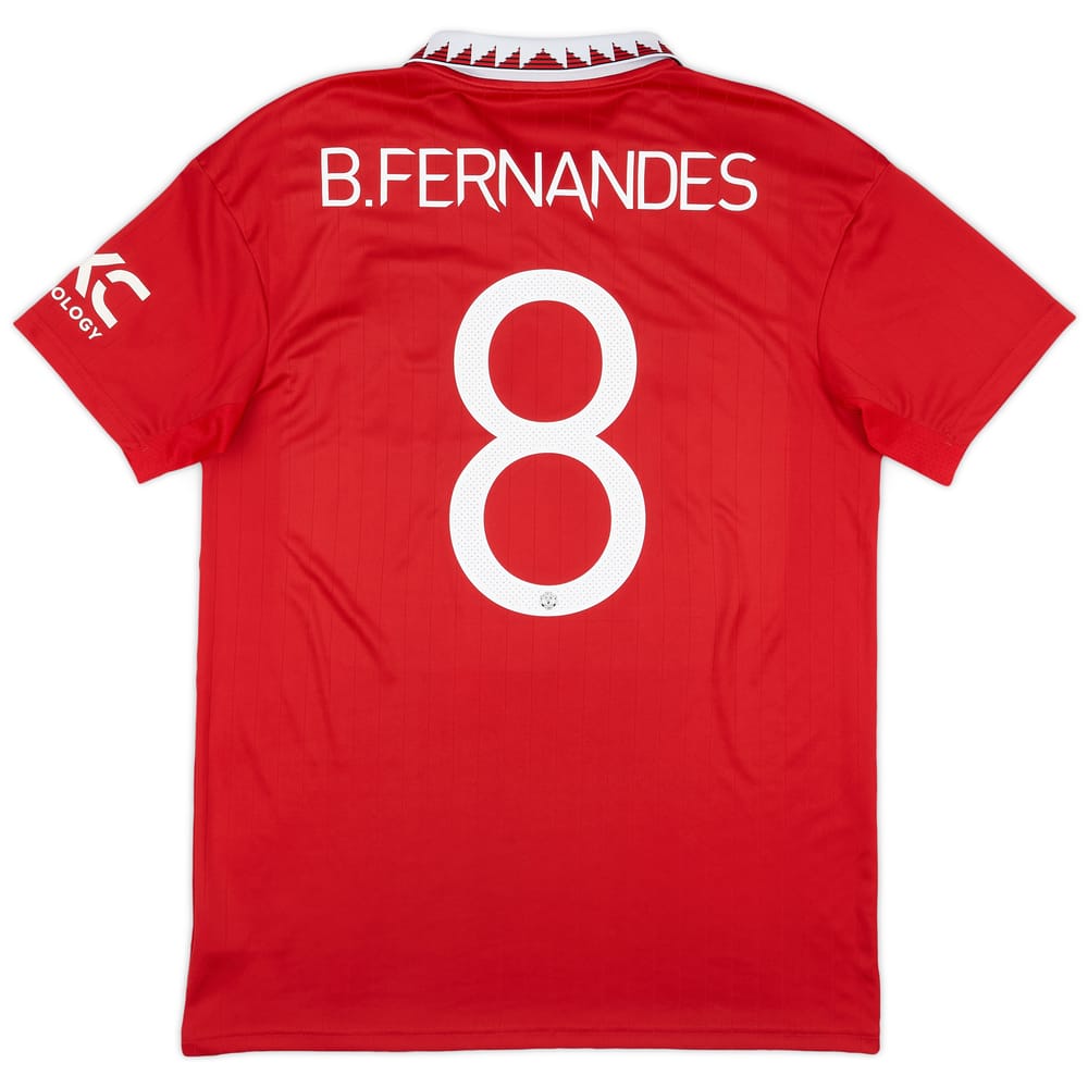 2022-23 Manchester United Home Shirt B.Fernandes #8 - 8/10 - (L)