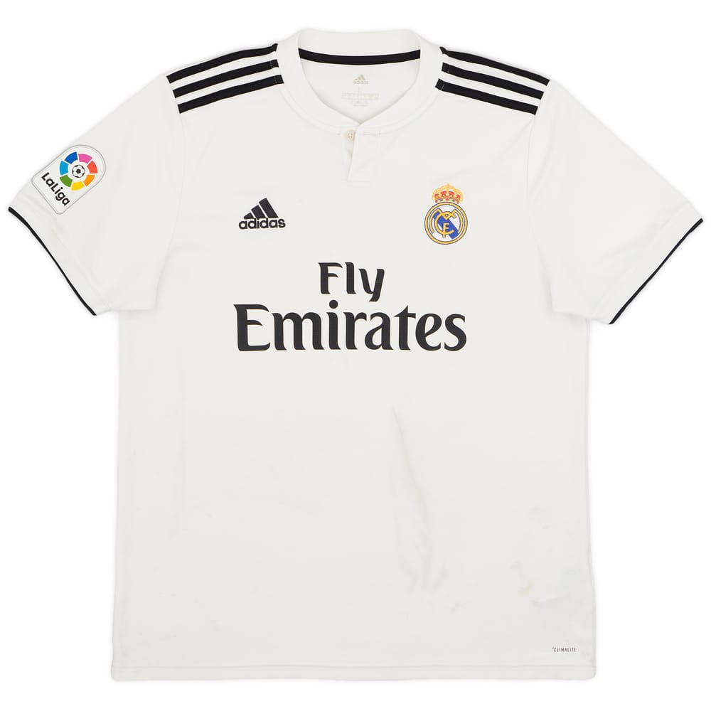 2018-19 Real Madrid Home Shirt - 4/10 - (L)