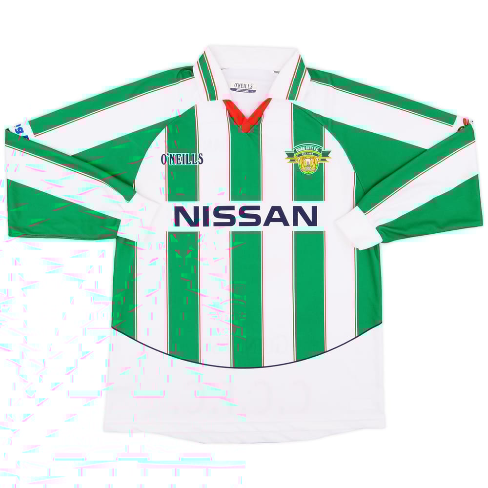 2006 Cork City Player Issue Home L/S Shirt #5