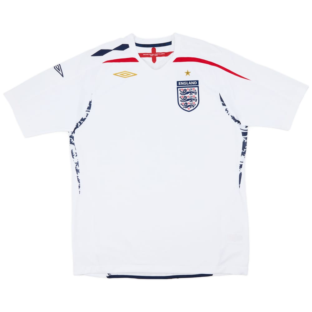 2007-09 England Home Shirt - 6/10 - (L)