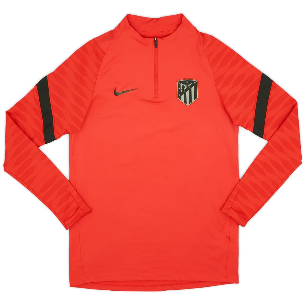 2021-22 Atletico Madrid Nike 1/4 Zip Training Top - 5/10 - (S)