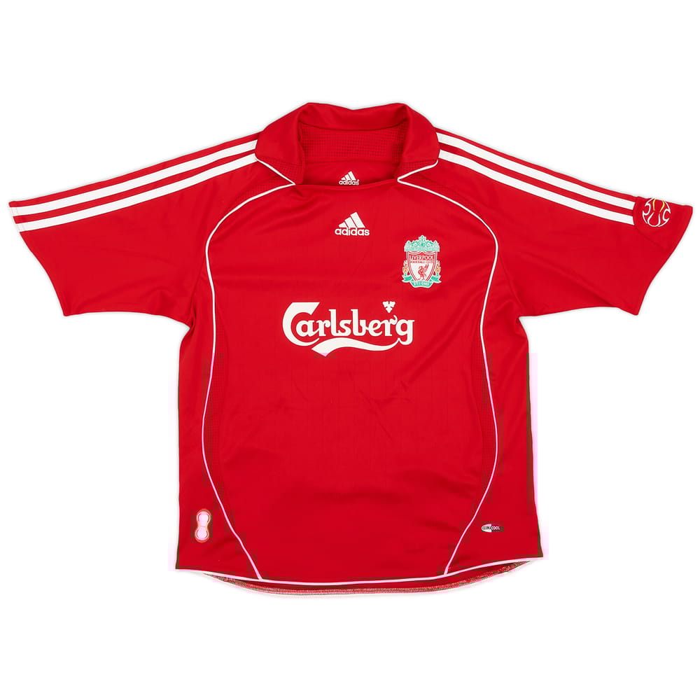 2006-08 Liverpool Home Shirt - 7/10 - (M.Boys)