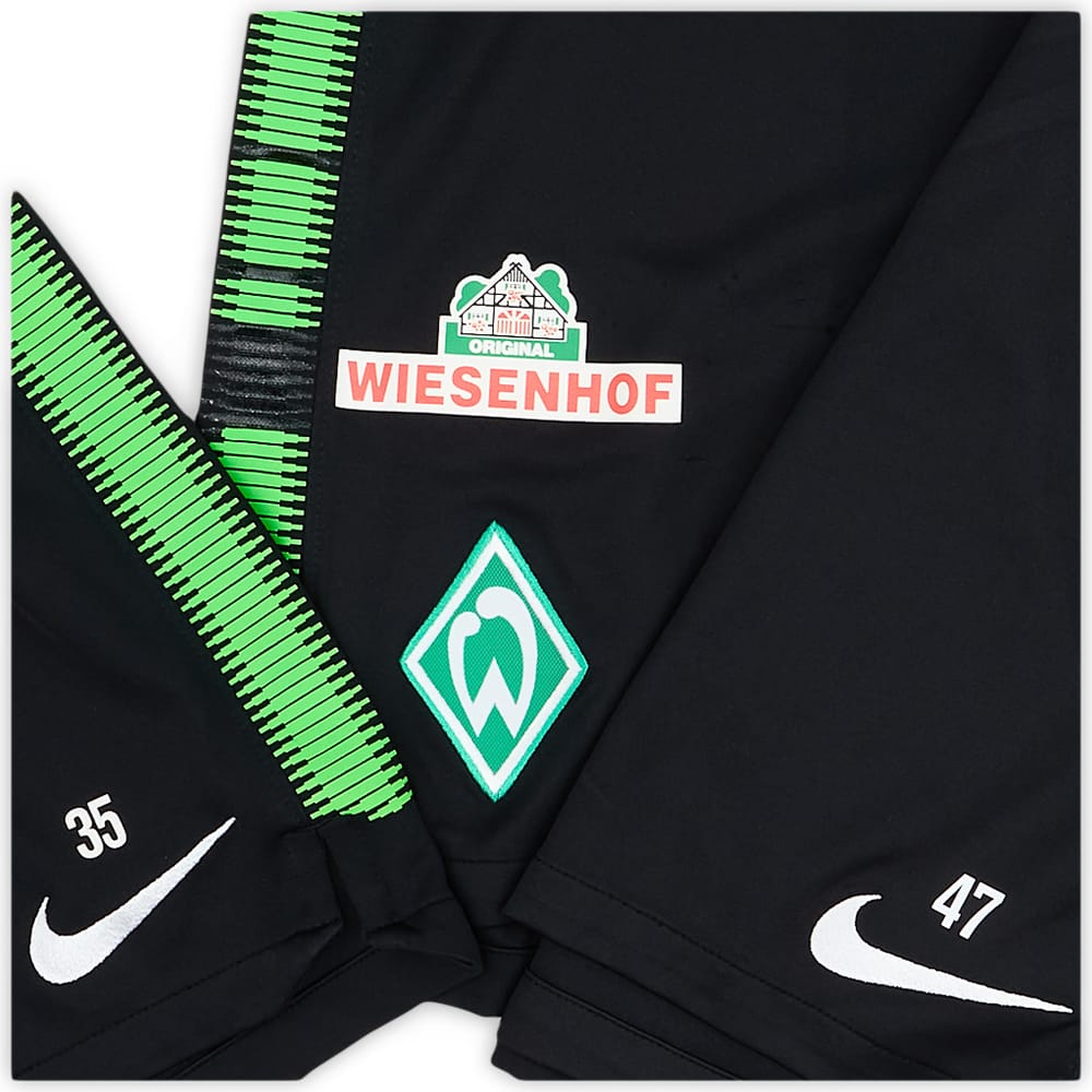 2017-18 Werder Bremen Player Issue Training Shorts # - 5/10