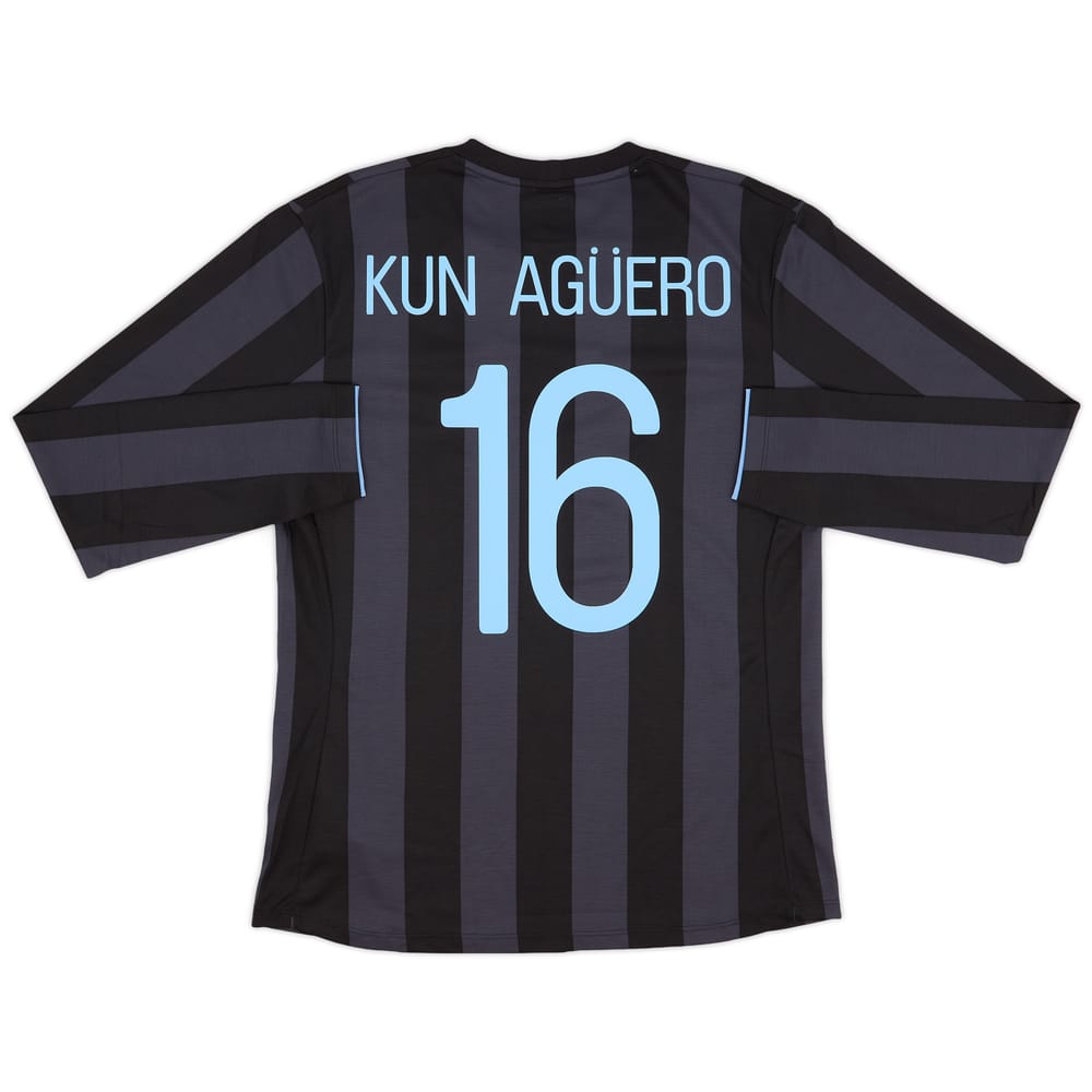 2012-13 Manchester City Third L/S Shirt Kun Aguero #16 (M)