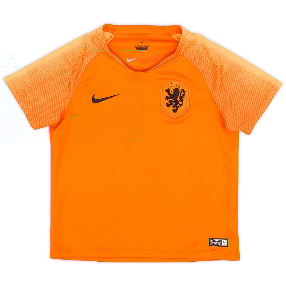 2018-19 Netherlands Home Shirt - 8/10 - (3-4 Years)