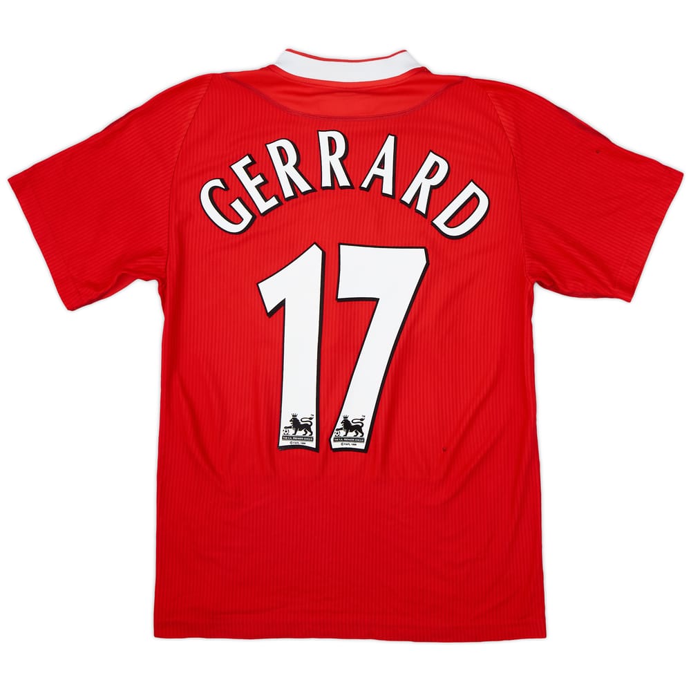 2002-04 Liverpool Home Shirt Gerrard #17 - 5/10 - (S)