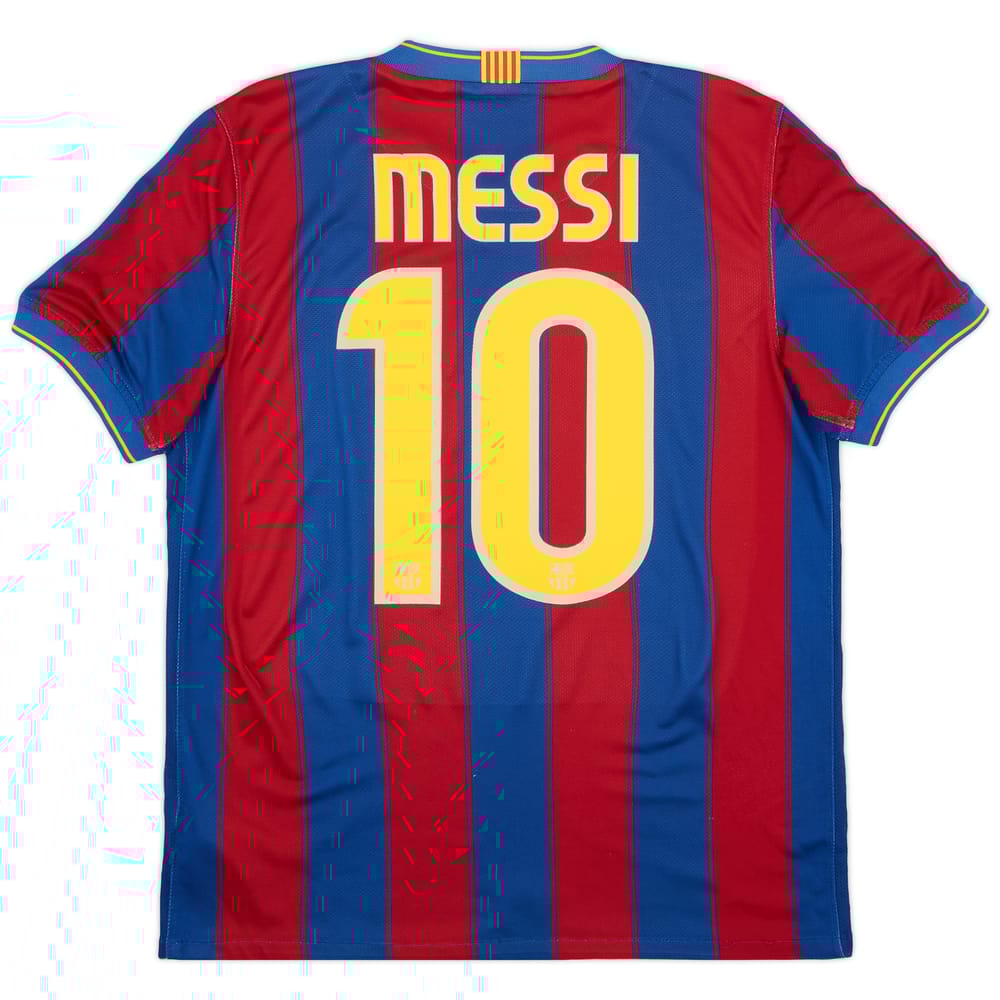 2009-10 Barcelona Home Shirt Messi #10 - 7/10 - (S)