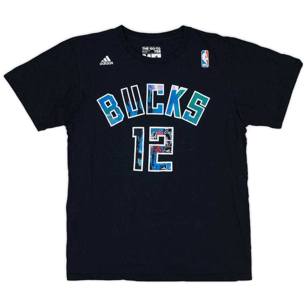 2015-16 Milwaukee Bucks Parker #12 adidas Tee - 7/10 - (M)