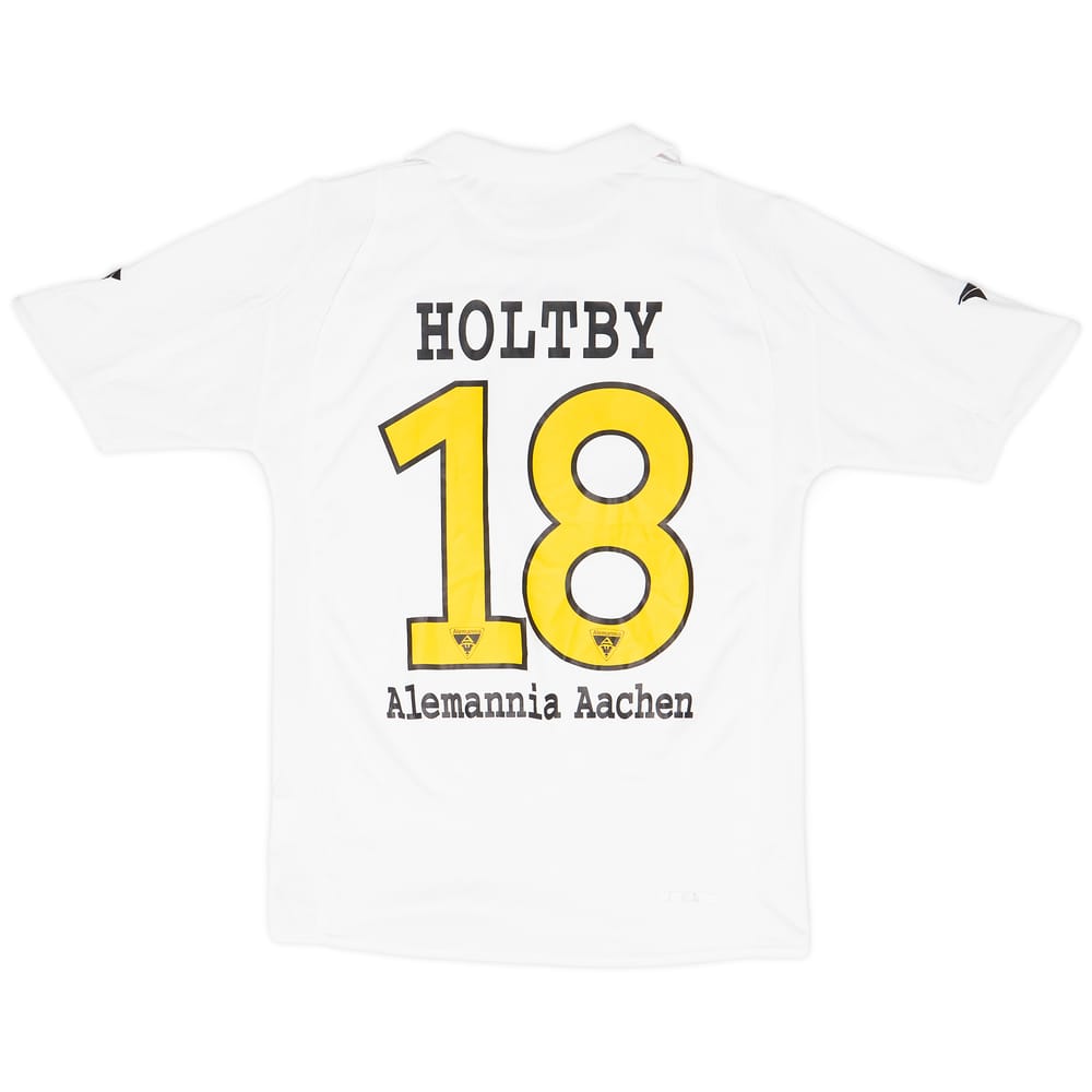 2008-09 Alemannia Aachen Away Shirt Holtby #18 - 5/10 - (S)