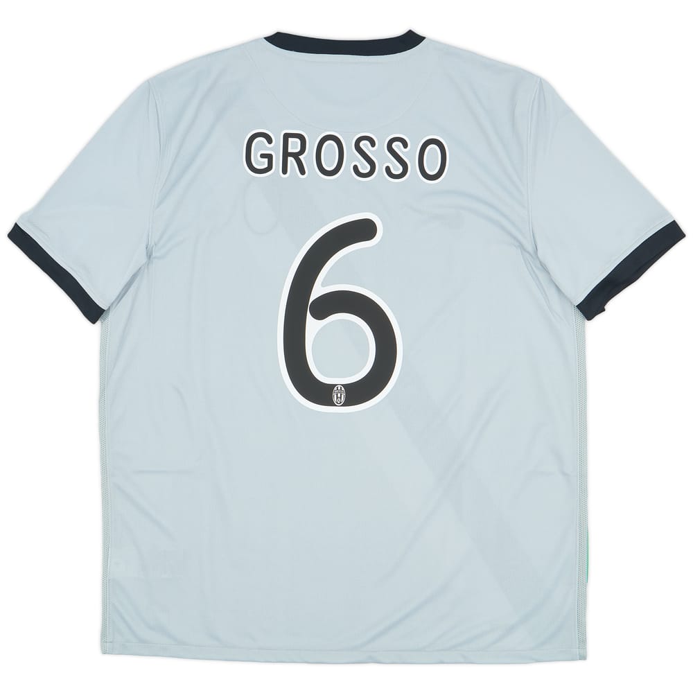 2009-10 Juventus Away Shirt Grosso #6 (XL)