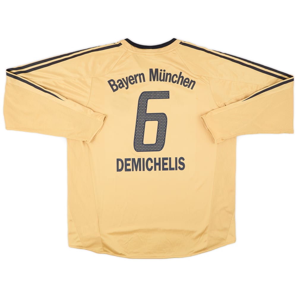 2004-05 Bayern Munich Away L/S Shirt Demichelis #6 (XL)