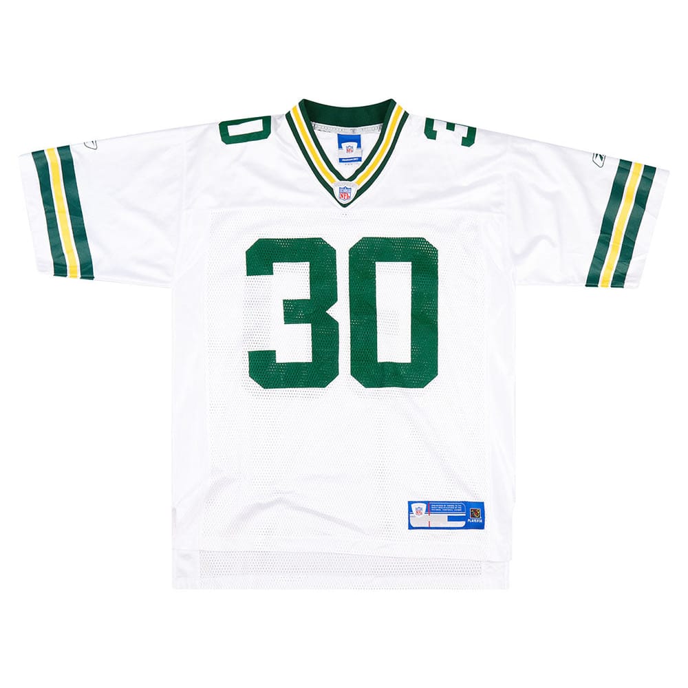 2005-06 Green Bay Packers Green #30 Reebok On Field Jersey (Away) M