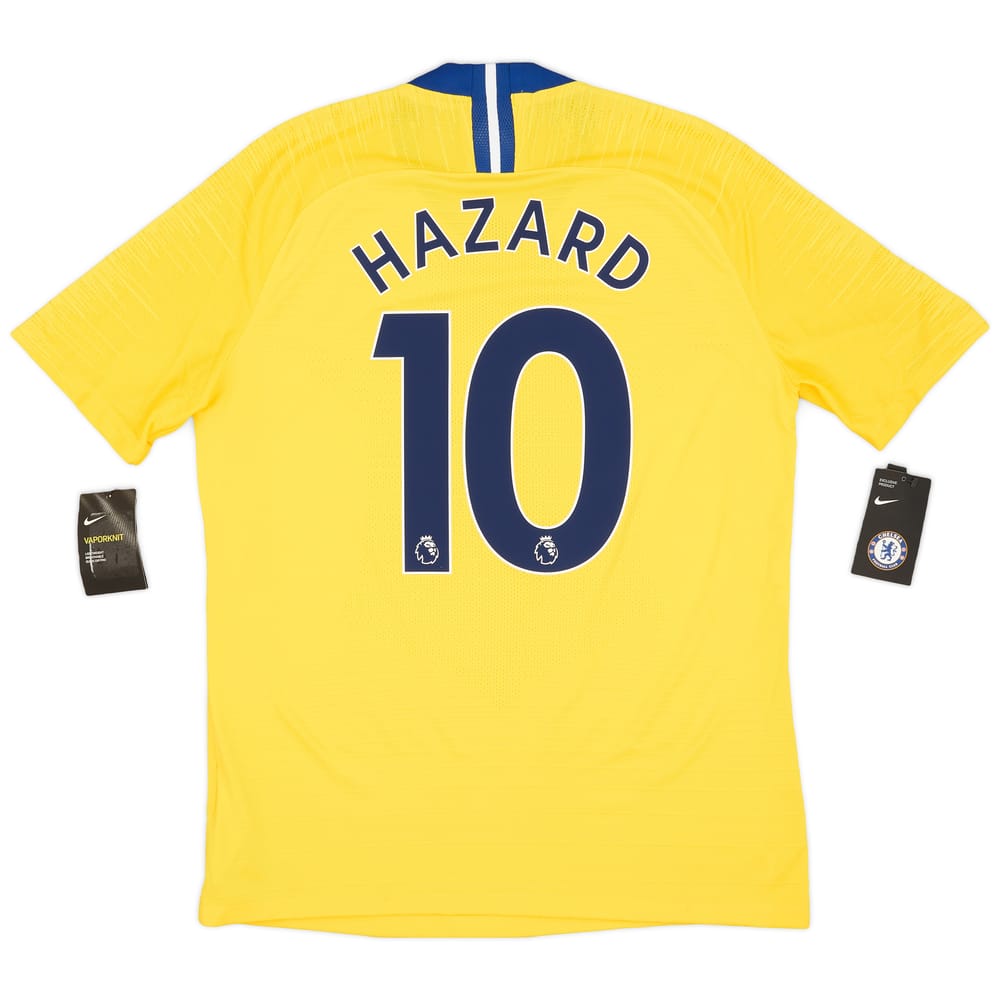 2018-19 Chelsea Authentic Away Shirt Hazard #10 (L)