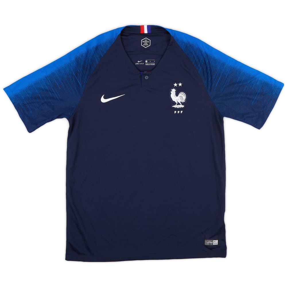2018 France Home Shirt - 9/10 - (M)
