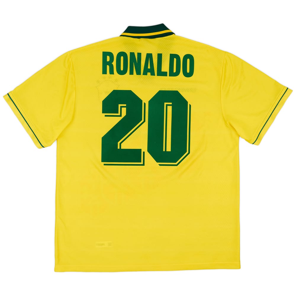 1994 Brazil Home Shirt Ronaldo #20 - 8/10 - (XL)