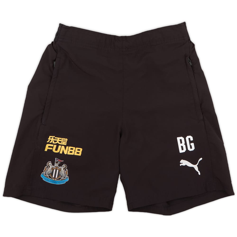 2017-18 Newcastle Puma Staff Issue Training Shorts BG - 8/10 - (S)