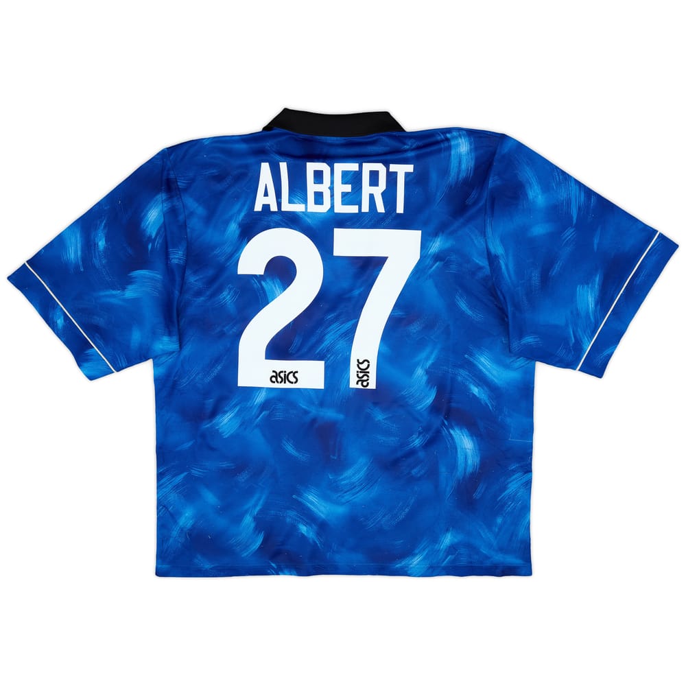 1993-95 Newcastle Away Shirt Albert #27 - 6/10 - (XXL)