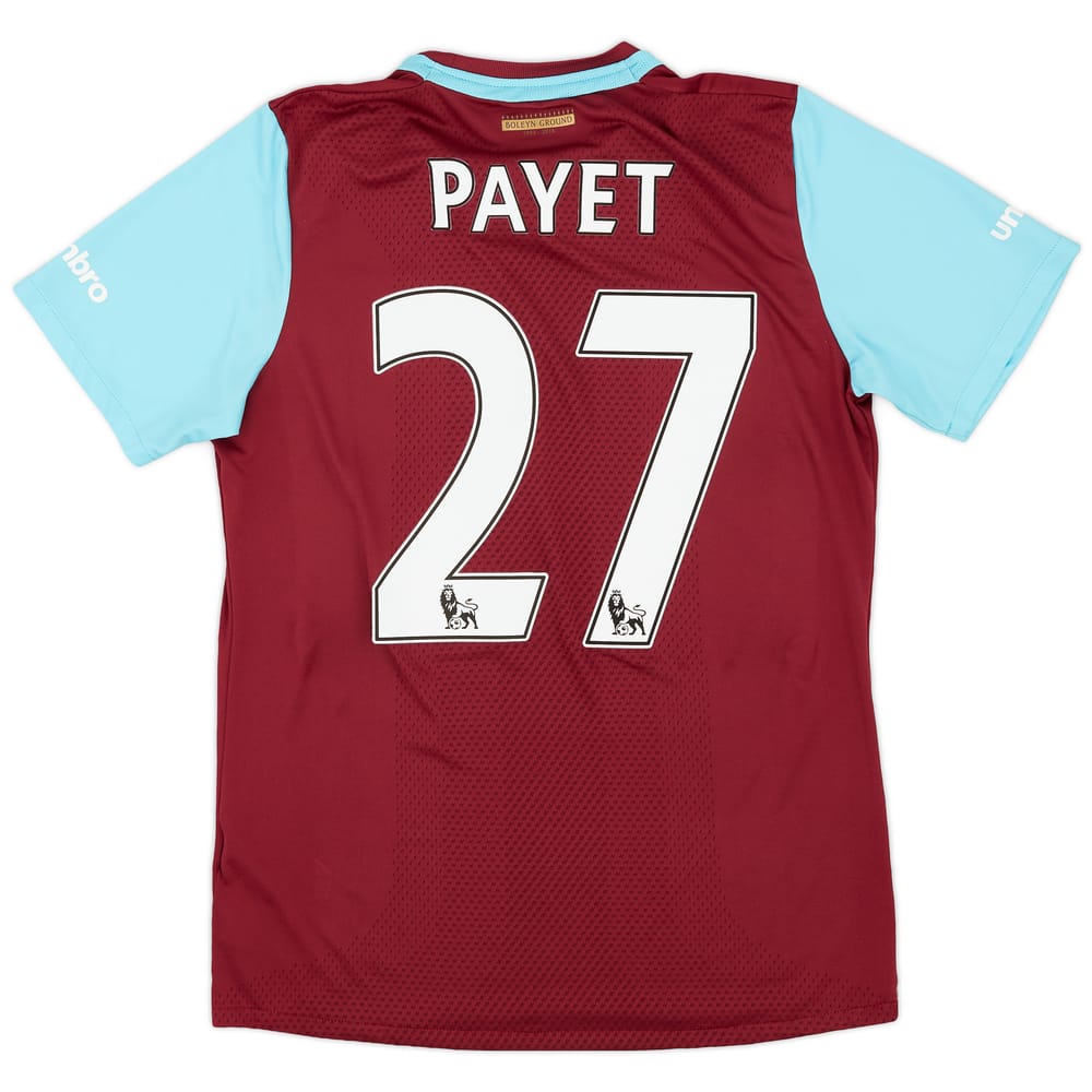 2015-16 West Ham 'Boleyn' Home Shirt Payet #27 - 6/10 - (M)