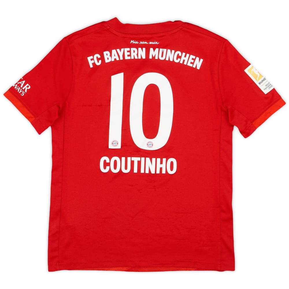 2019-20 Bayern Munich Home Shirt Coutinho #10 - 5/10 - (M.Boys)