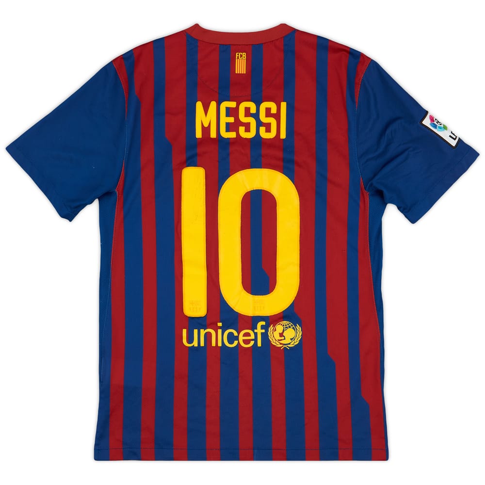 2011-12 Barcelona Home Shirt Messi #10 - 4/10 - (XS)