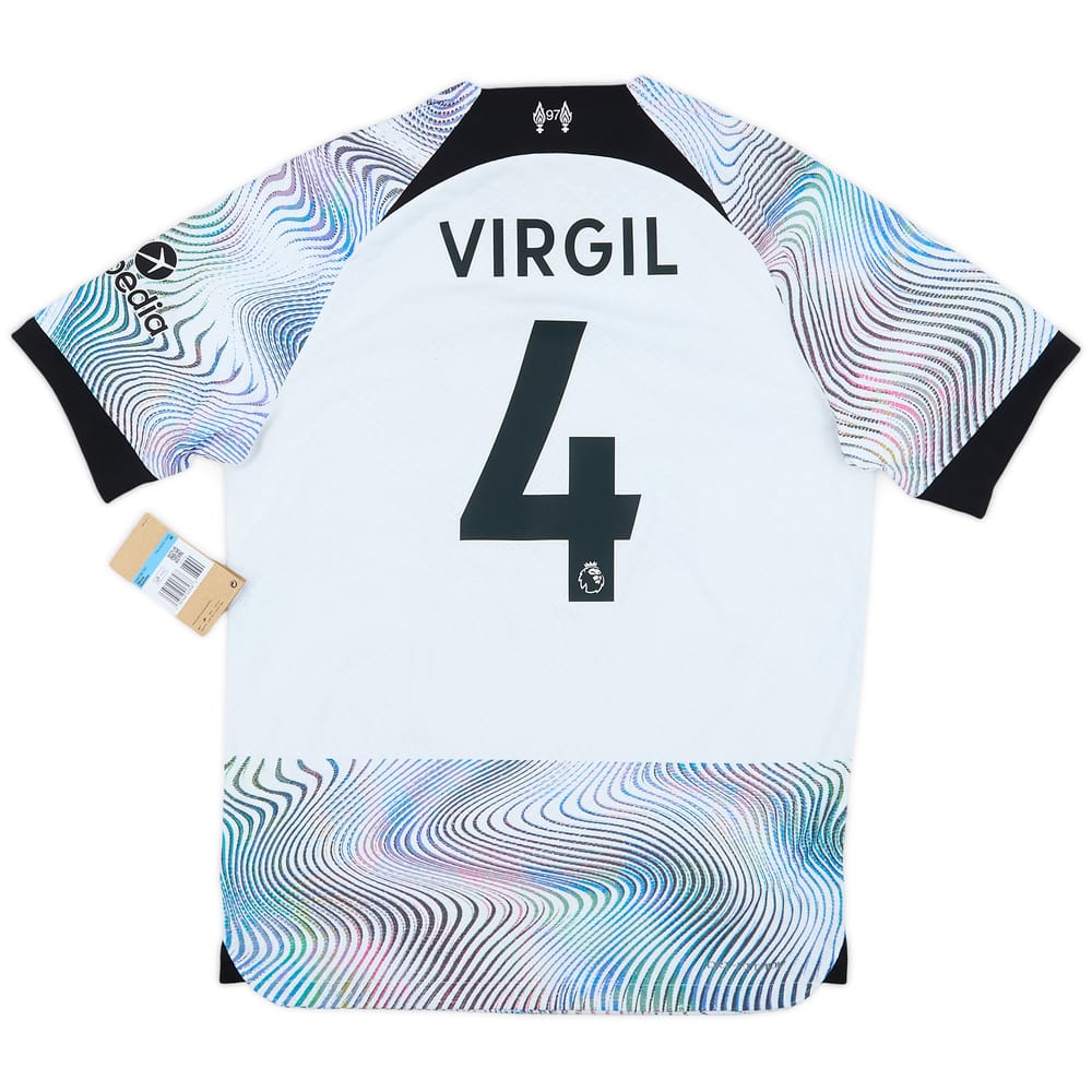 2022-23 Liverpool Authentic Away Shirt Virgil #4 (M)