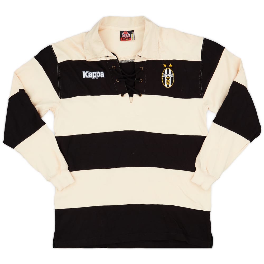 1997-98 Juventus Kappa Laced Polo L/S Shirt - 5/10 - (M)