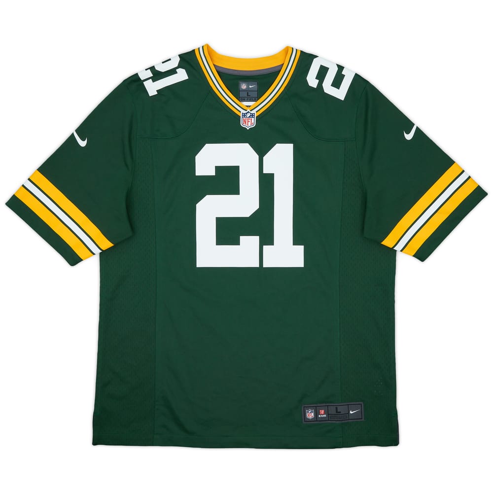 2012 Green Bay Packers Woodson #21 Nike Game Home Jersey - 8/10 - (L)