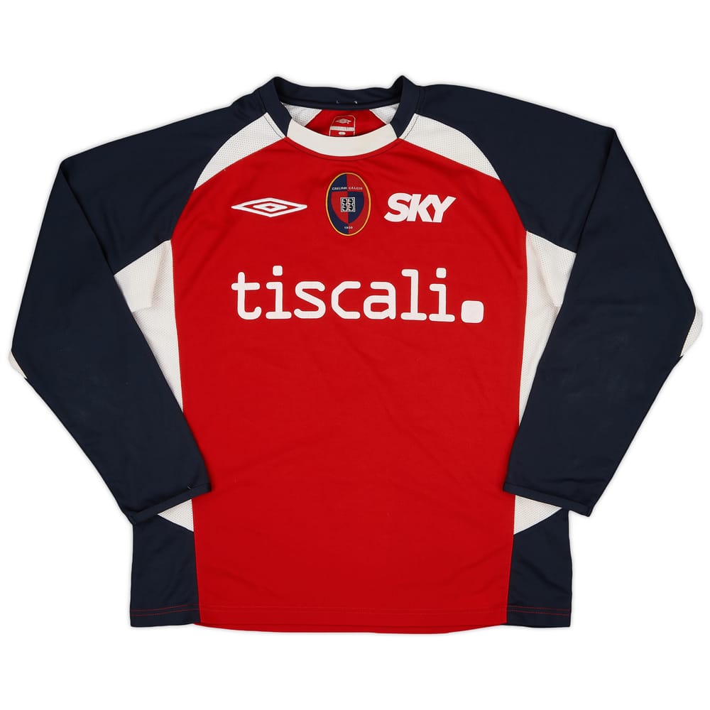 2007-08 Cagliari Umbro Training L/S Shirt - 5/10 - (L)