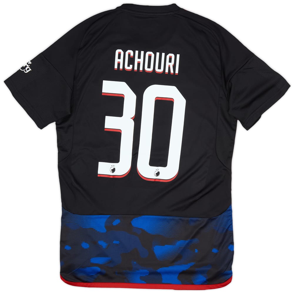2023-24 FC Copenhagen Match Issue Champions League Away Shirt Achouri #30