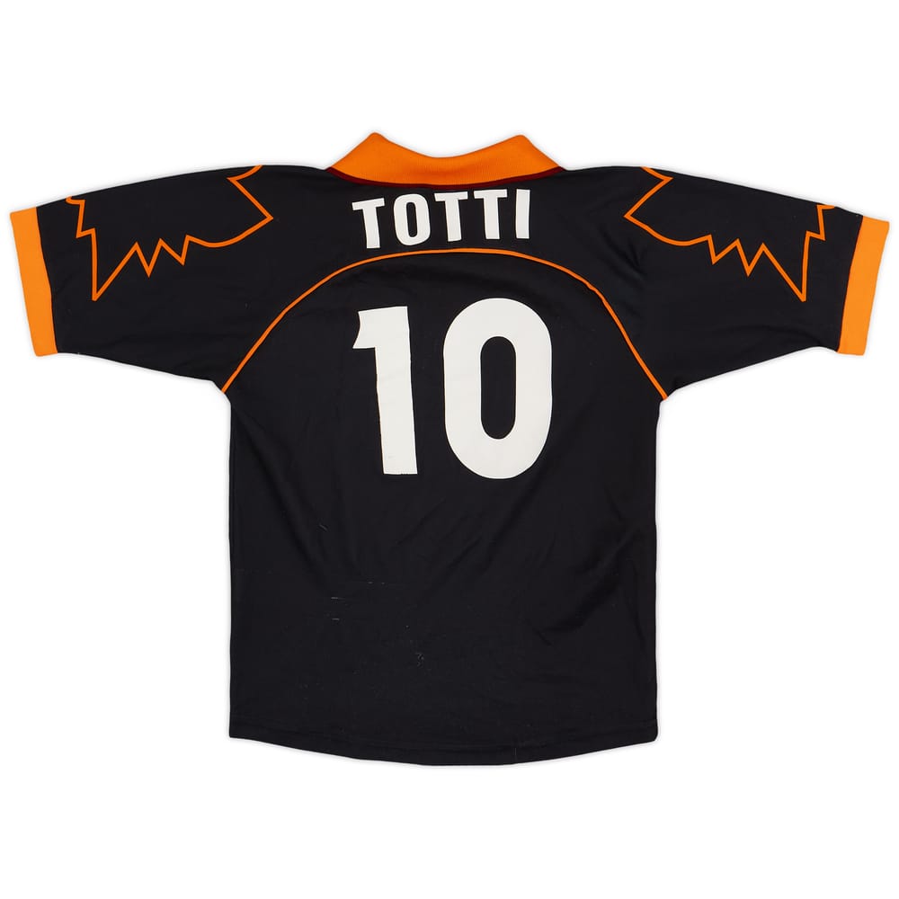 1999-00 Roma Third Shirt Totti #10 - 8/10 - (M.Boys)