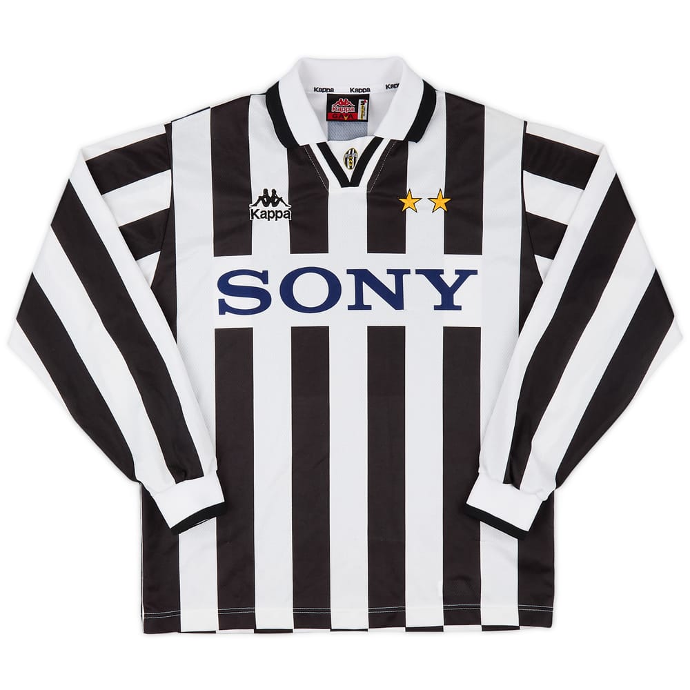 1995-97 Juventus Home L/S Shirt - 9/10 - (S)