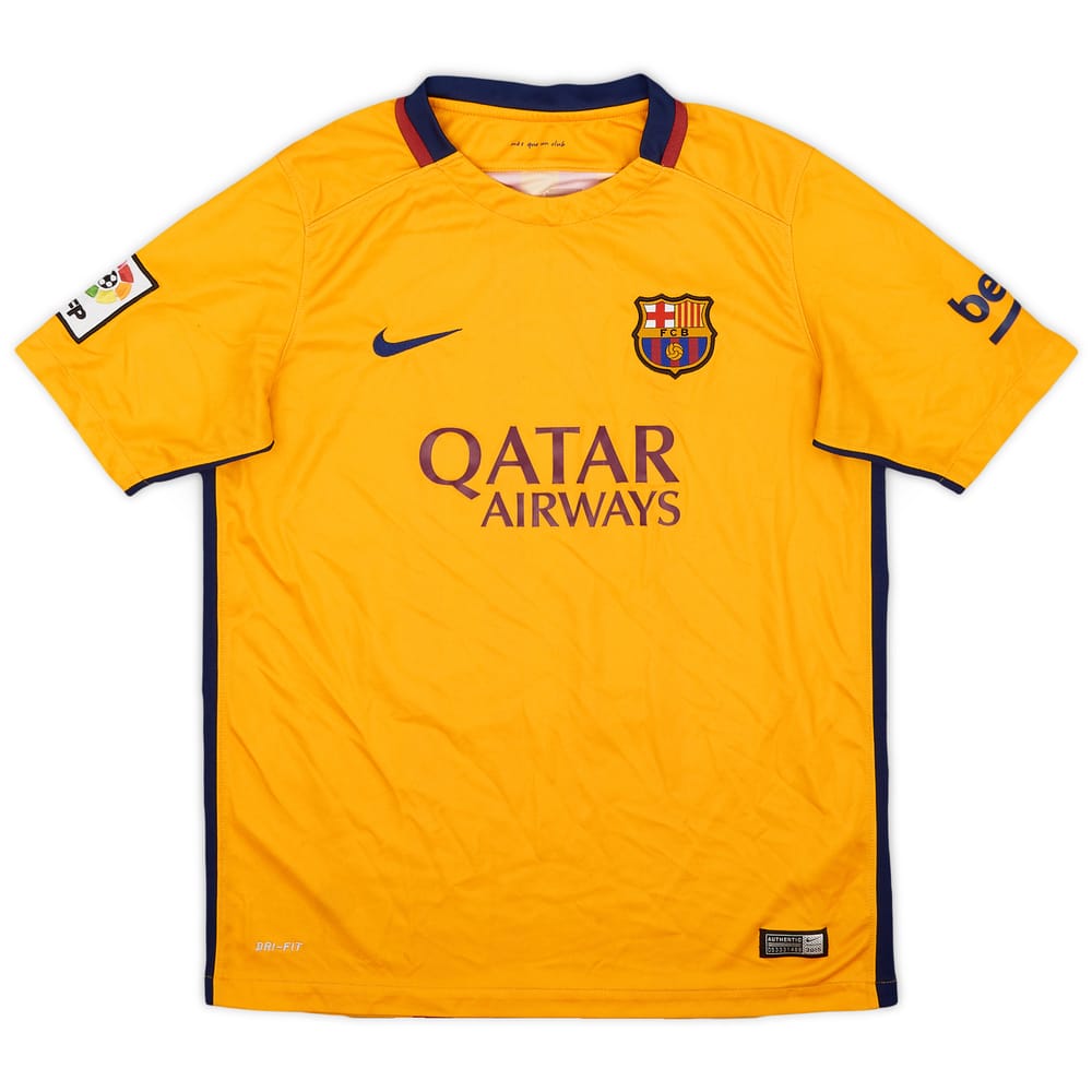 2015-16 Barcelona Away Shirt - 8/10 - (XL.Boys)