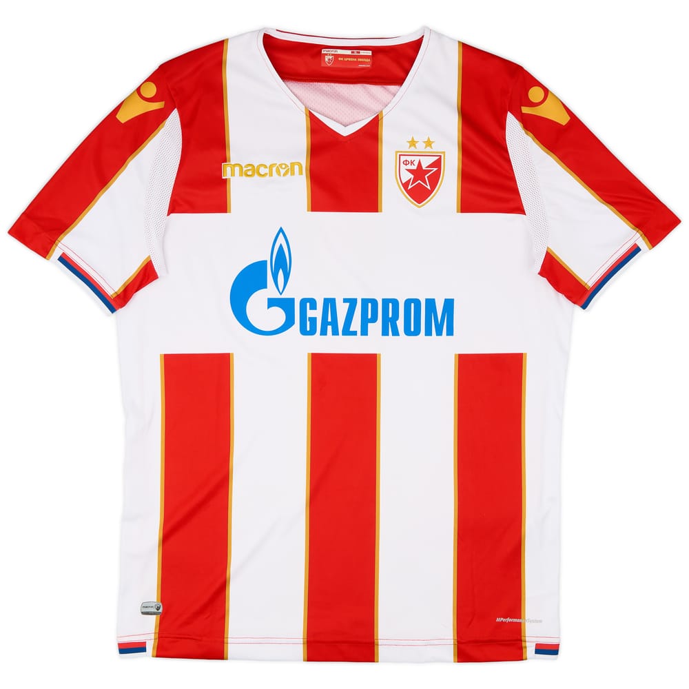 2018-19 Red Star Belgrade Home Shirt - 7/10 - (XL)