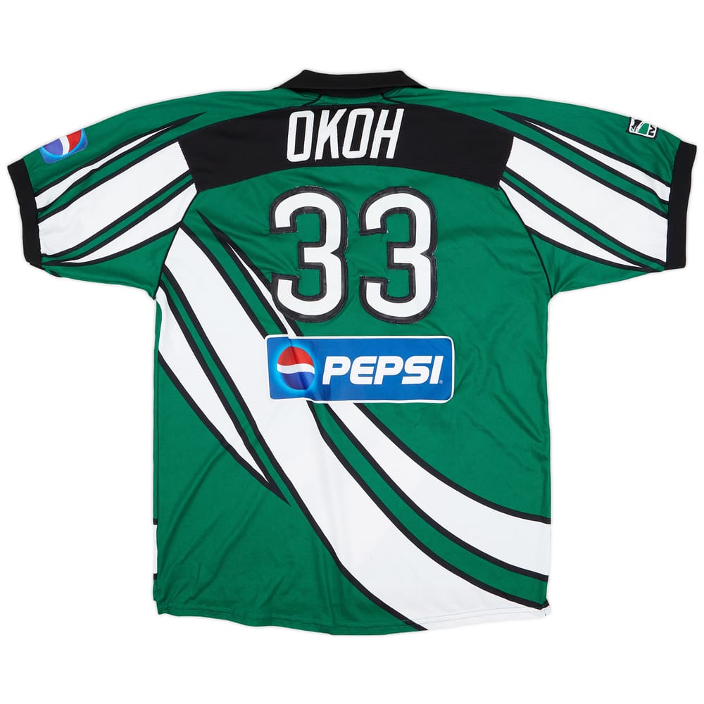 2000 Colorado Rapids Match Issue Away Shirt Okoh #33