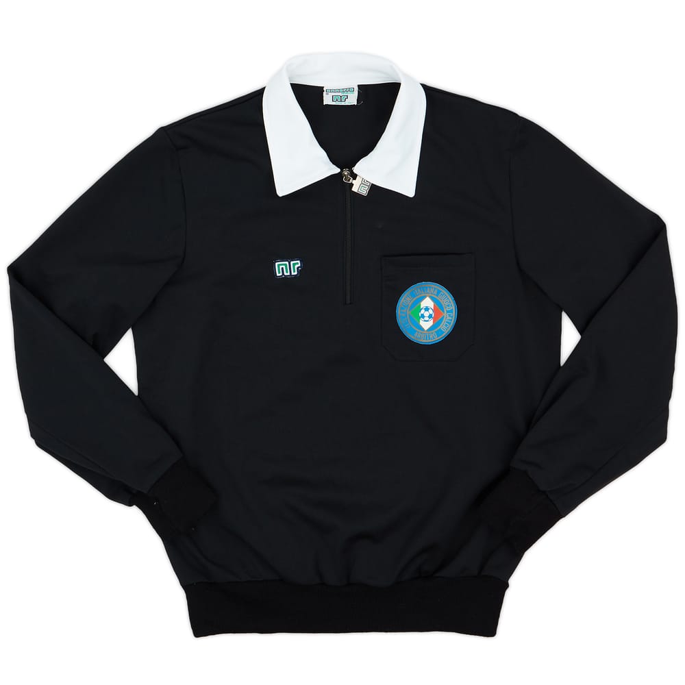 1990s Italy Ennerre Referee 1/4 Zip Track Jacket - 9/10 - (L)