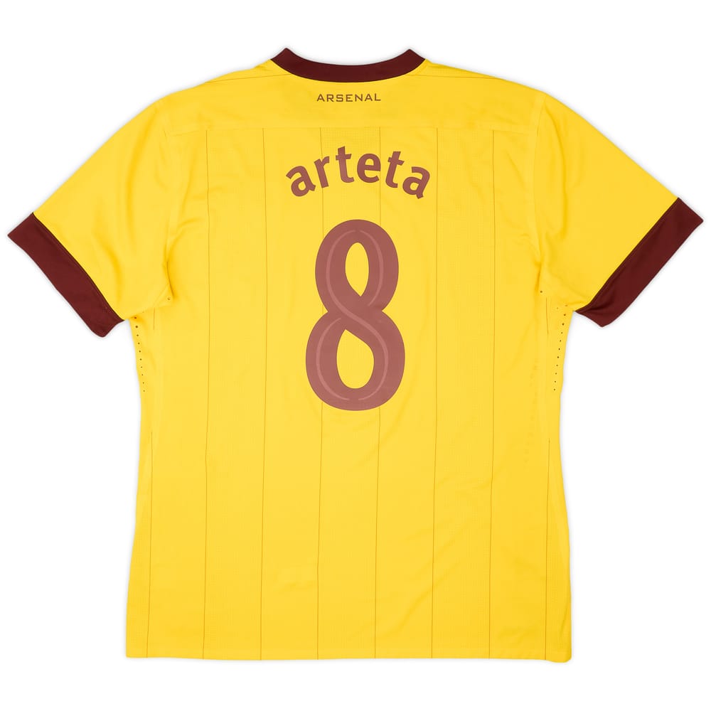 2010-13 Arsenal Player Issue Away Shirt Arteta #8 - 8/10 - (XL)