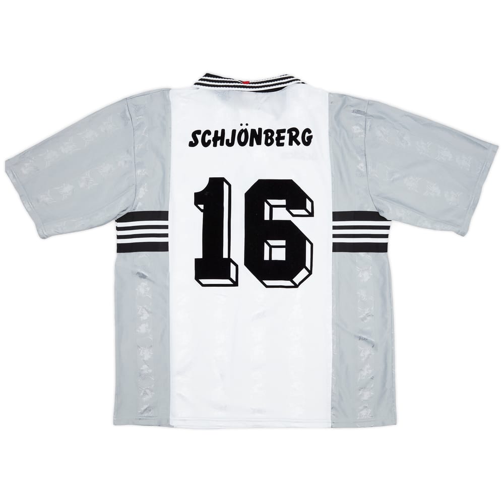 1997-98 Kaiserslautern Away Shirt Schjonberg #16 - 9/10 - (XXL)