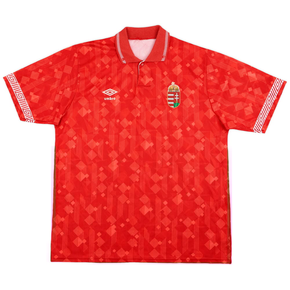 1990-93 Hungary Home Shirt - 9/10 - (XL)