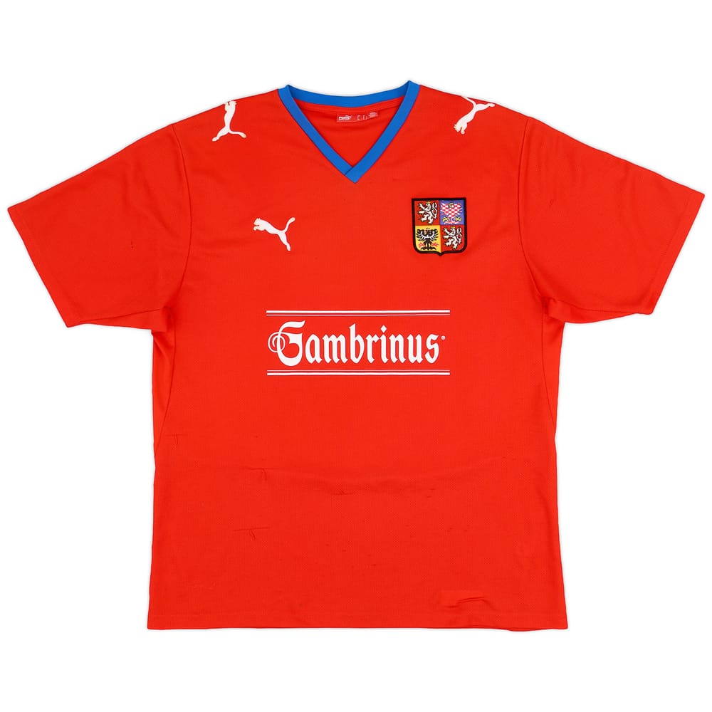 2008-09 Czech Republic Basic Home Shirt - 6/10 - (L)