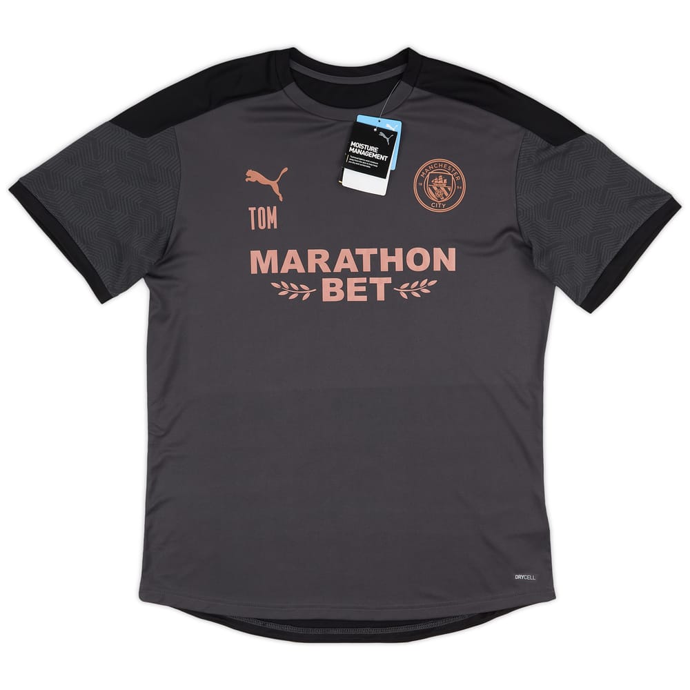 2020-21 Manchester City Staff Issue Training Shirt # (XL)