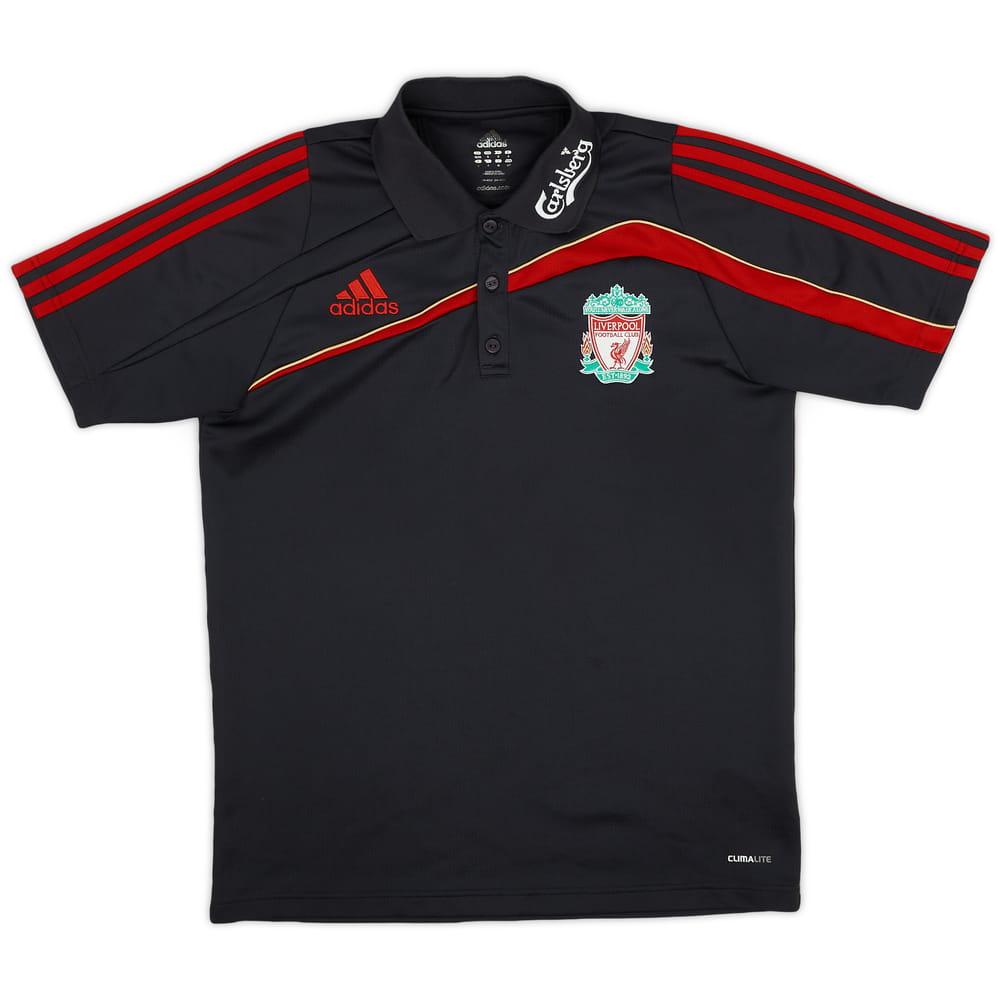 2009-10 Liverpool adidas Polo Shirt - 8/10 - (S)
