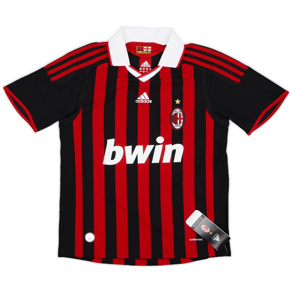 2009-10 AC Milan Home Shirt (M.Boys)