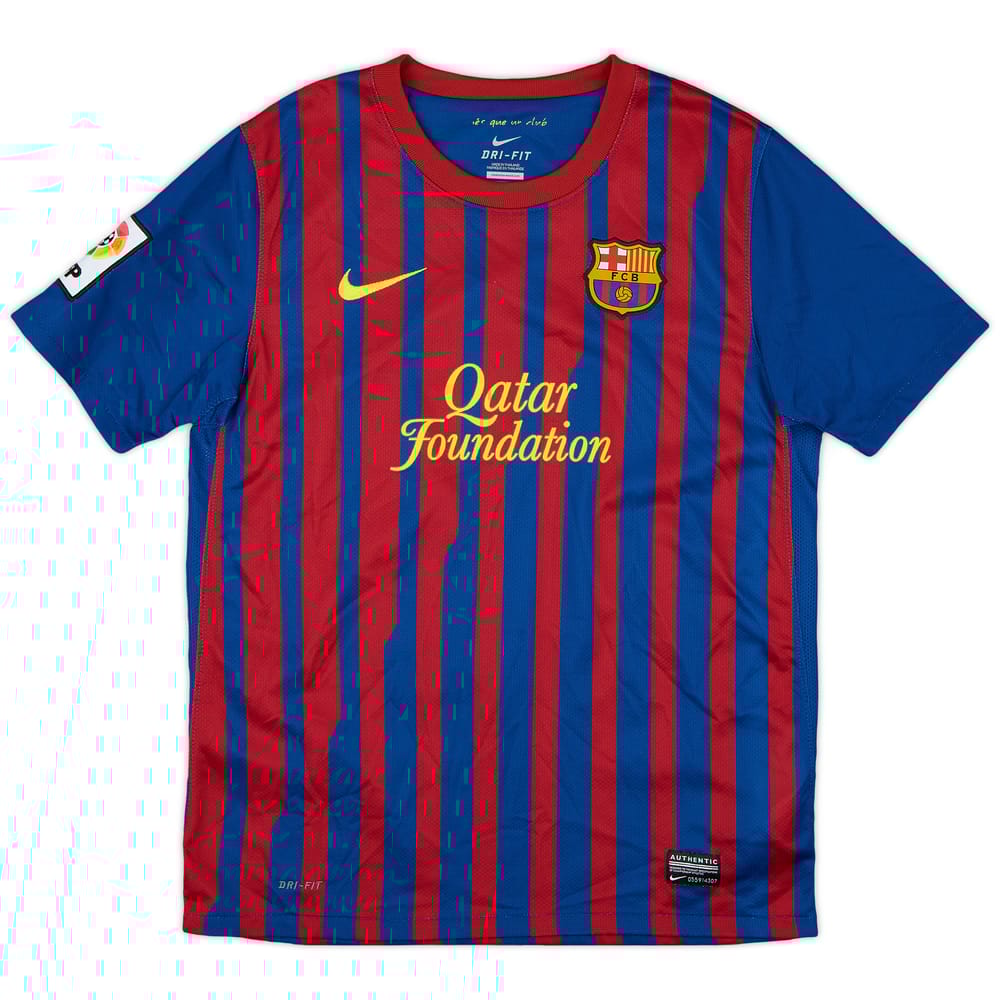 2011-12 Barcelona Home Shirt - 9/10 - (L.Boys)