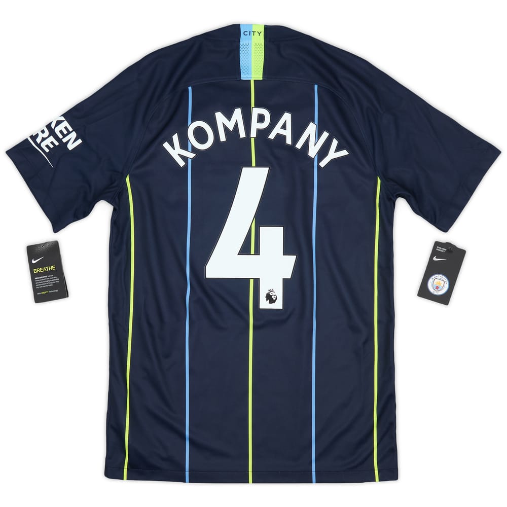 2018-19 Manchester City Away Shirt Kompany #4 (S)