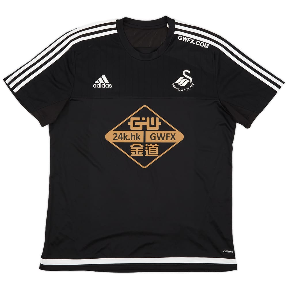 2015-16 Swansea City adidas Training Shirt - 9/10 - (XL)