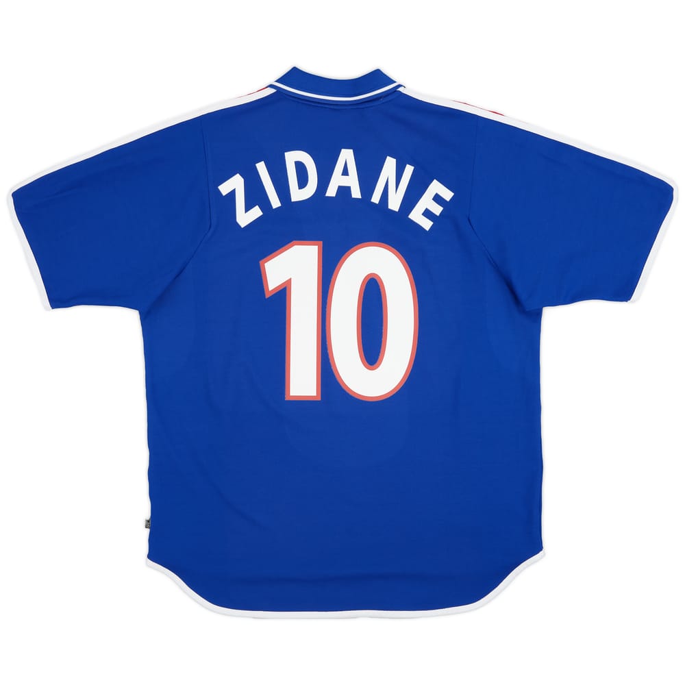 2000-02 France Home Shirt Zidane #10 - 9/10 - (XL)