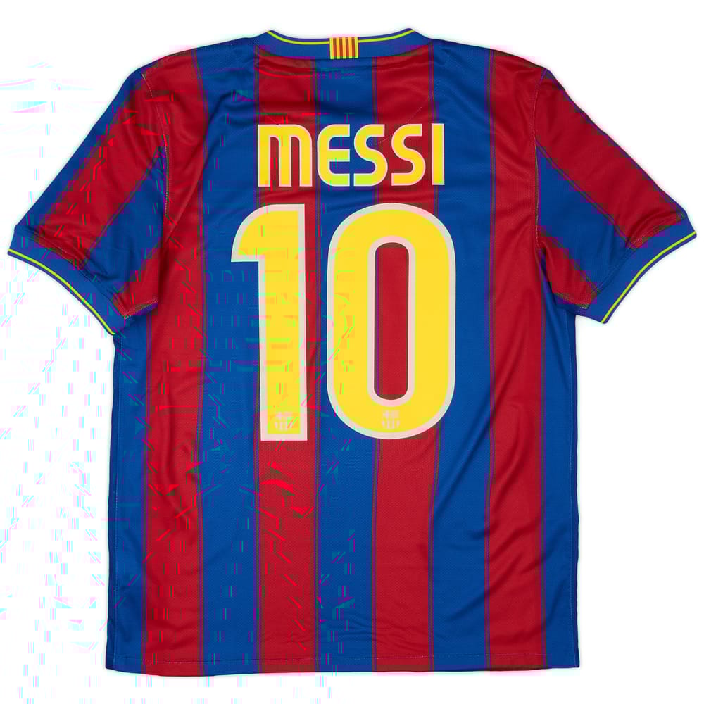 2009-10 Barcelona Home Shirt Messi #10 - 7/10 - (S)